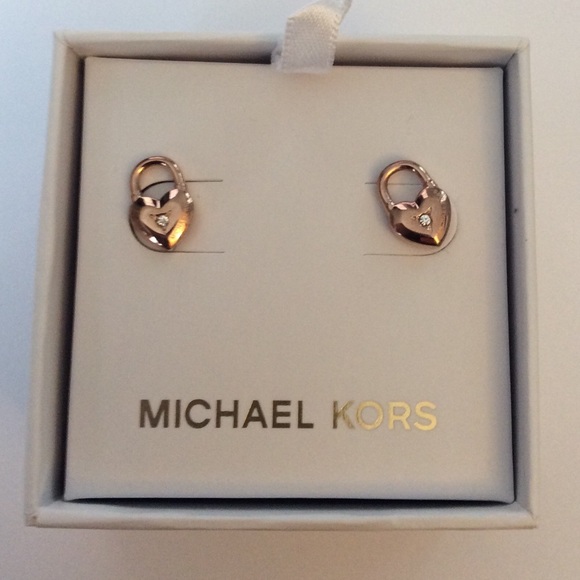 Authentic Michael Kors rose-gold plated heart  NEW - Picture 2 of 4